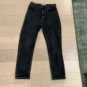 Everlane Japanese Denim Cheeky Jean in Washed Black